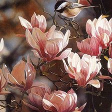 Схема вышивки «Синица»