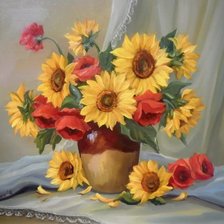 Схема вышивки «букет»