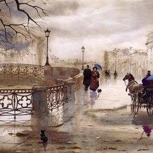 Схема вышивки «ретро»