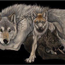 Схема вышивки «семья)»