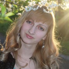 Схема вышивки «девушка»