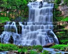 Схема вышивки «Водопад»