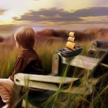 Схема вышивки «в ожидании мечты»