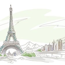 Схема вышивки «Париж»