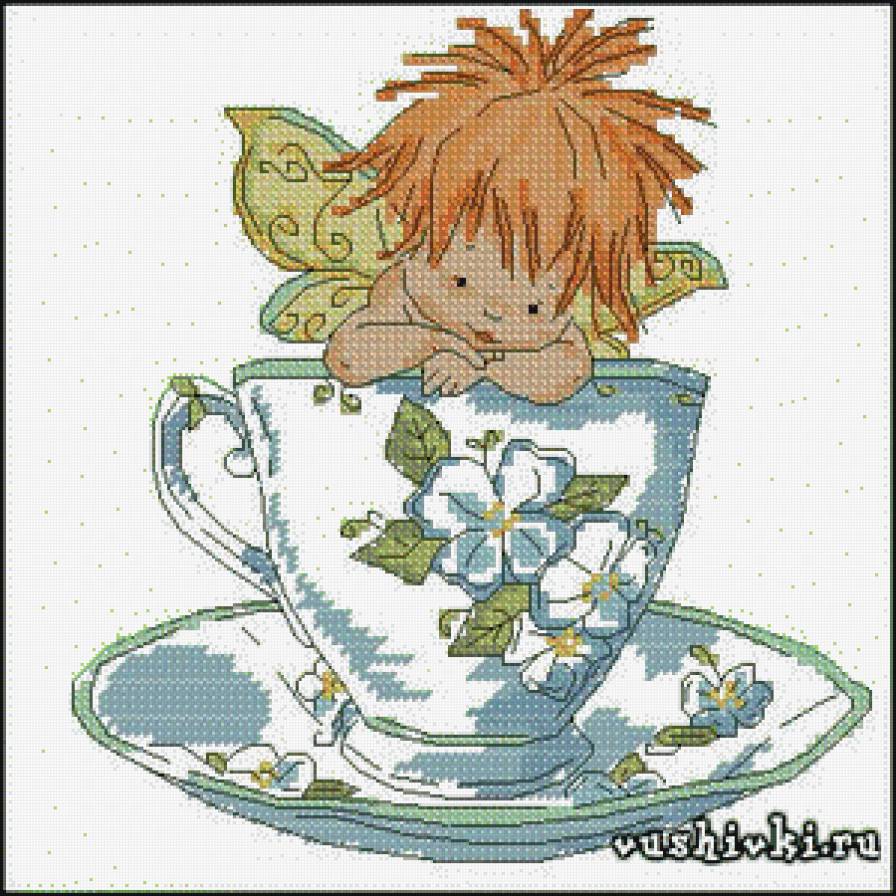 эльф - вышивка - предпросмотр