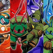 Схема вышивки «Черепашки ниндзя»