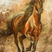 Схема вышивки «Лошадь»