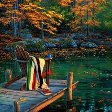 на берегу озера