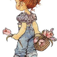 Схема вышивки «дети Сары Кей»