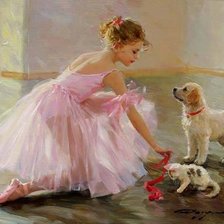 Схема вышивки «balerina»