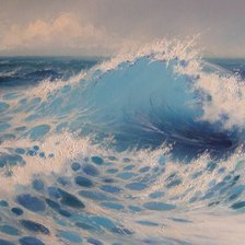 Схема вышивки «волна»