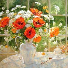 Схема вышивки «утро»