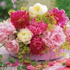 Букет пионов