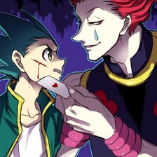 Схема вышивки «гон хисока»