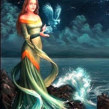 Схема вышивки «Морской Феникс»