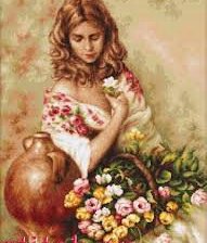 Схема вышивки «ароматите на лятото»