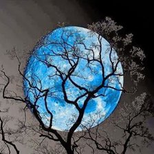 Схема вышивки «Луна»