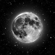 Схема вышивки «Полная луна»