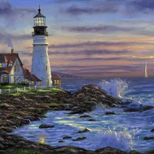 Схема вышивки «маяк»