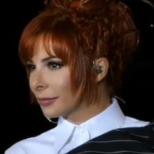 Схема вышивки «Милен Фармер»