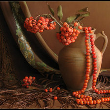 Схема вышивки «Рябина»