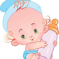 Схема вышивки «малыш»