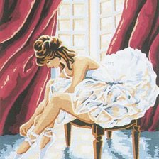 Схема вышивки «балерина2»