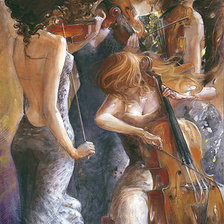 Схема вышивки «Квартет»