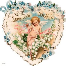 Схема вышивки «ангелок»