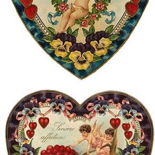 Схема вышивки «Валентинки»