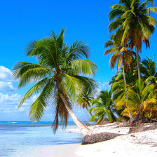 Схема вышивки «море»