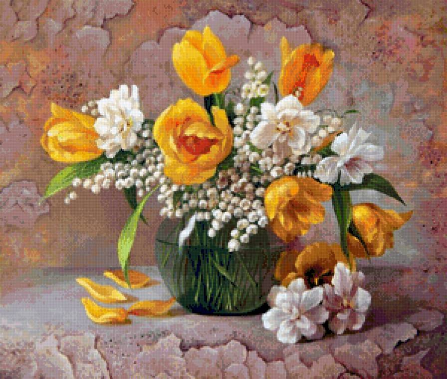 весенний букет - предпросмотр