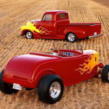 Схема вышивки «Машины»