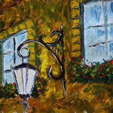 Схема вышивки «фонарь»