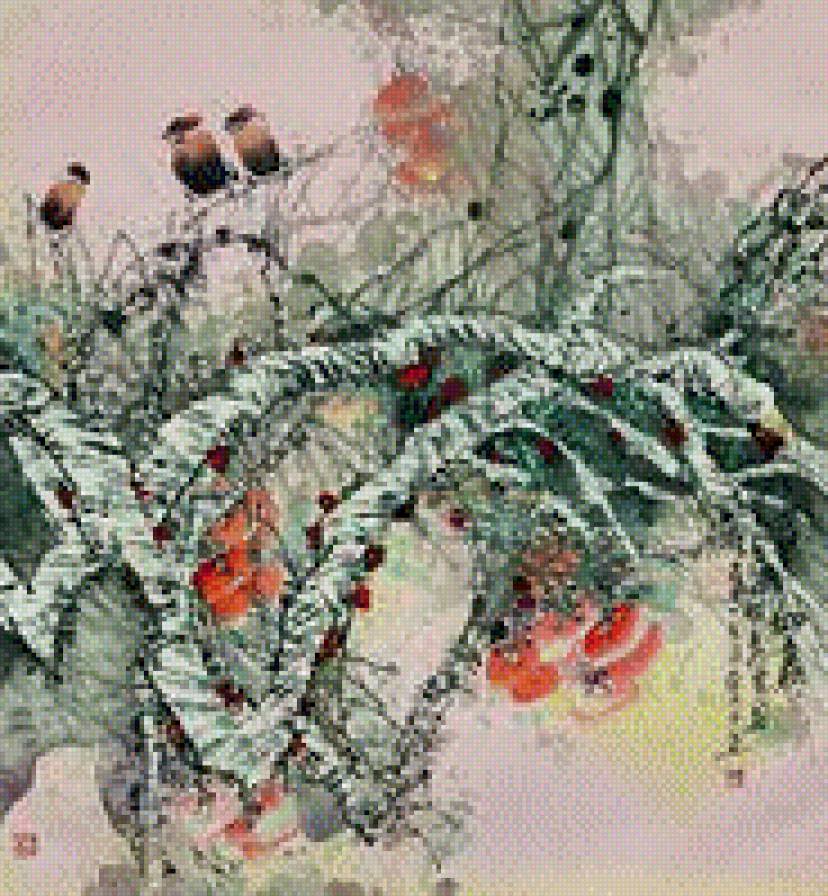 №860239 - китай. живопись, птицы - предпросмотр