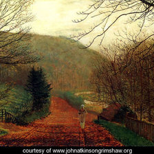 Схема вышивки «Осень в горах»