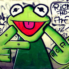 Схема вышивки «Лягушонок»