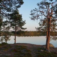 вечер на реке