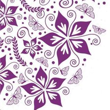 Схема вышивки «бабочки»