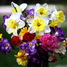 Схема вышивки «Букет»