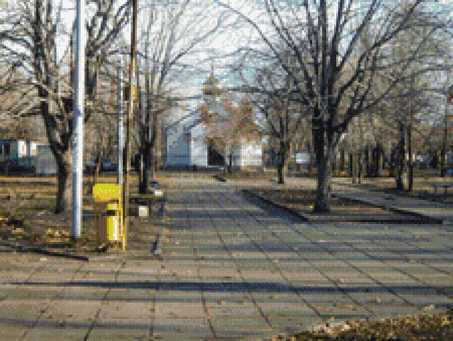 Парк им.Гагарина - храм, саратов, парк - предпросмотр