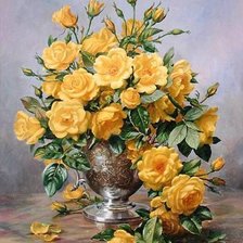 Схема вышивки «цветы»