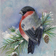 Схема вышивки «серия "птицы"»