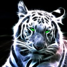 Схема вышивки «тигр»