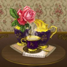 Схема вышивки «Coffee with Milk»