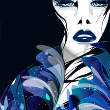 Схема вышивки «портрет»