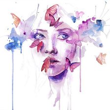 Схема вышивки «Face»