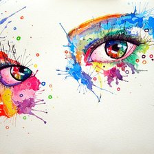 Схема вышивки «eyes»