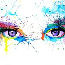 Схема вышивки «eyes»