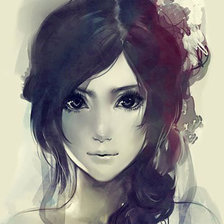 Схема вышивки «Дівчина 14»